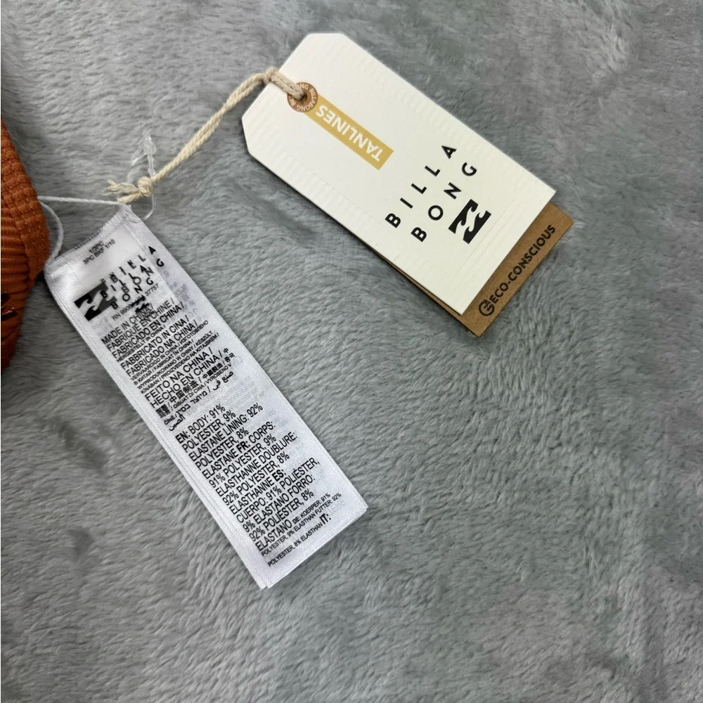 Billabong Tanlines Ceci Triangle Bikini Top sz large new with tags  MSRP $69.95 - Picture 3 of 10